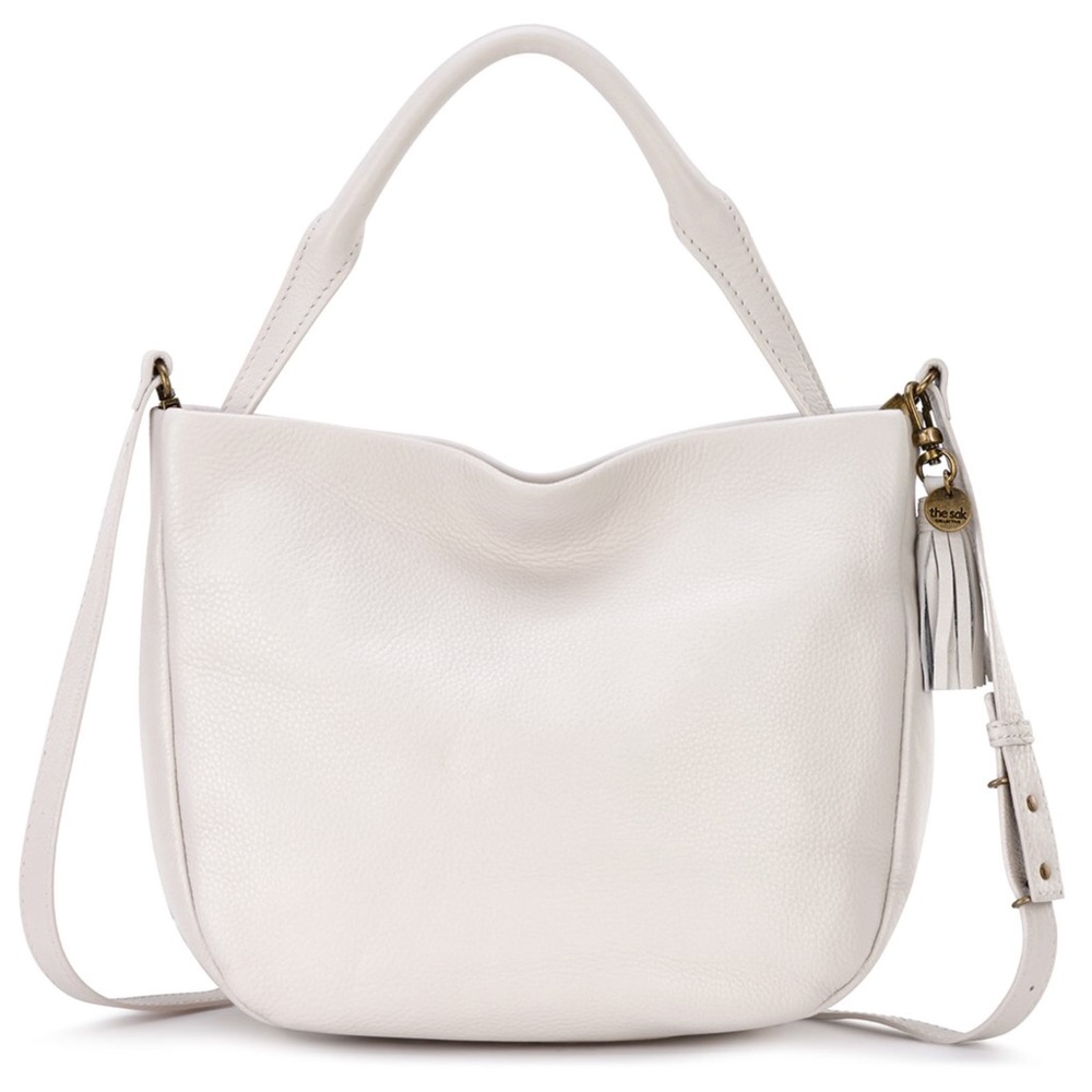 🆕 The Sak pebbled leather off-white crossbody bag